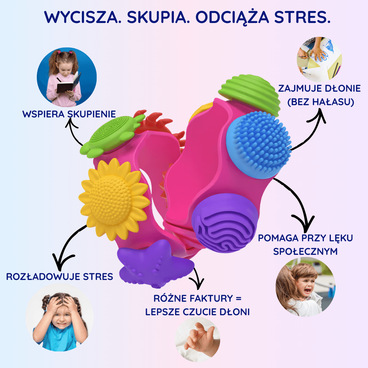 SENSI – Zestaw sensoryczny 22 szt. (bransoletki + pierścionki + naszyjnik)