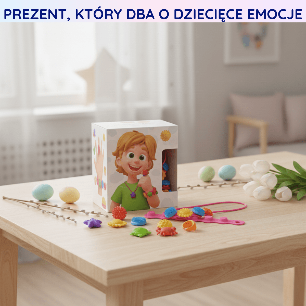 SENSI – Zestaw sensoryczny 22 szt. (bransoletki + pierścionki + naszyjnik)