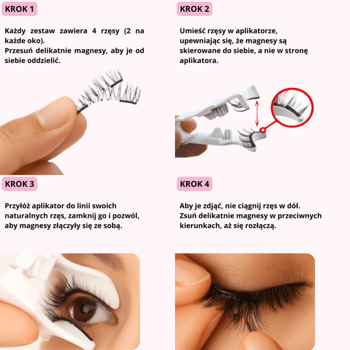 GLOVI - Magnetyczne rzęsy