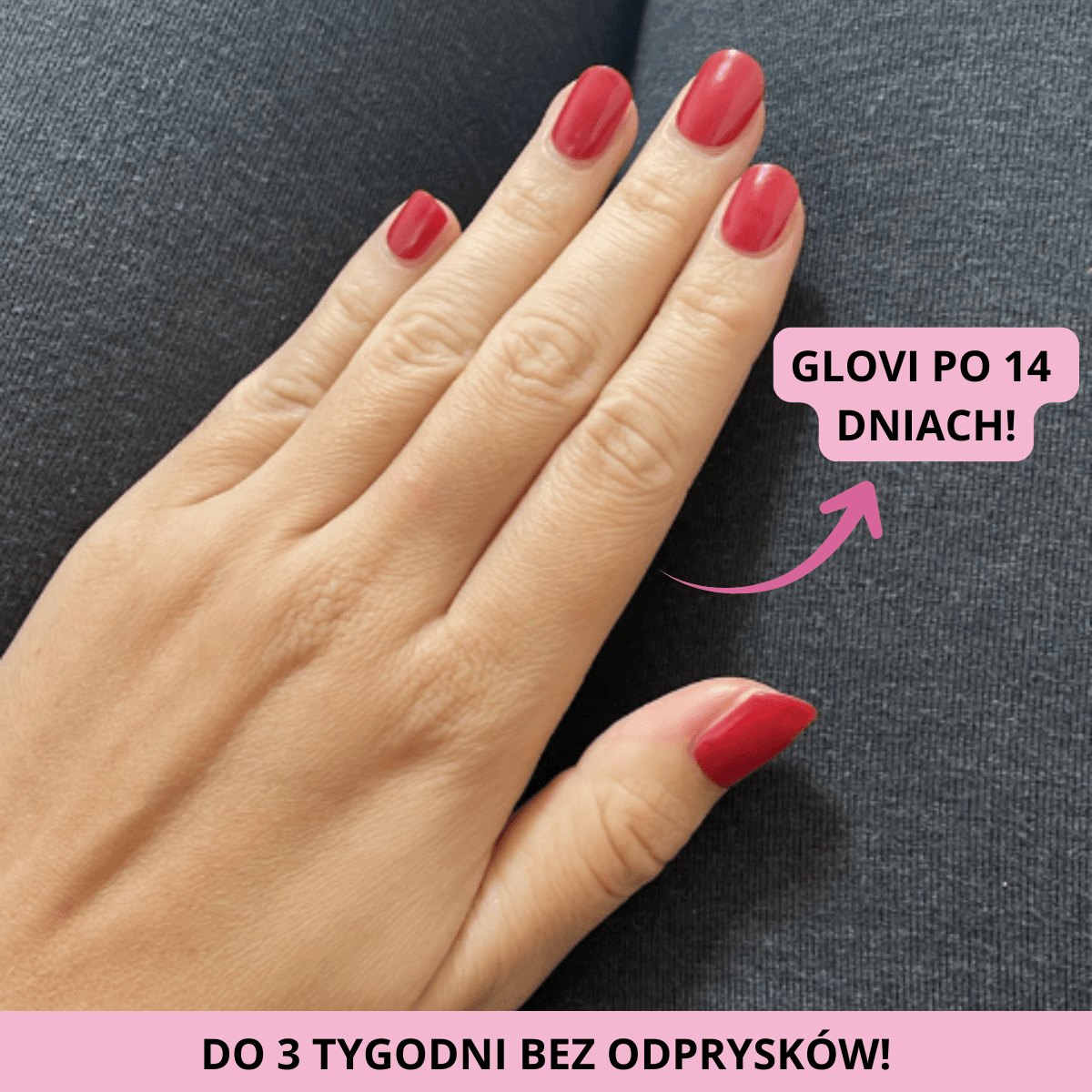 GLOVI – 22szt. utwardzalne paznokcie żelowe (UV/LED) do samodzielnego manicure